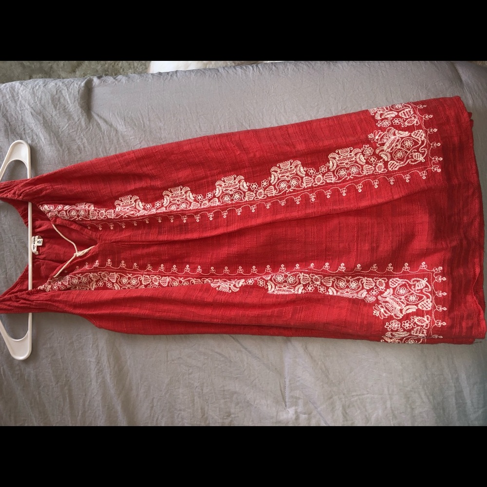 Coral light weight sundress